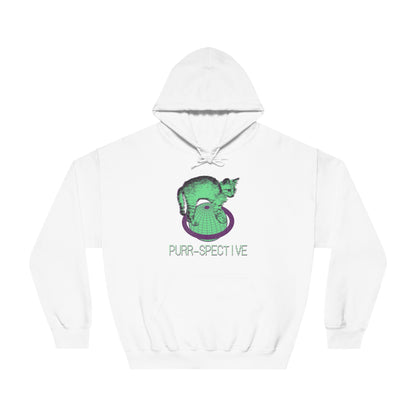 Glitch Purr-spective Cat | Hoodie